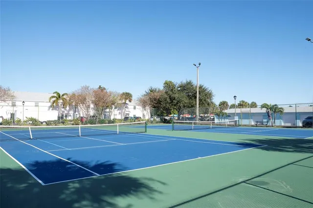 a tennis court view of tennis court