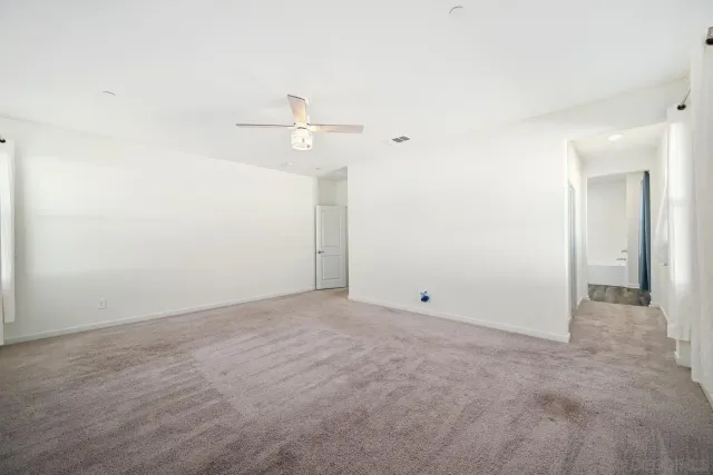 a view of an empty room