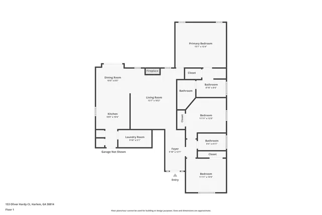 $249,900 | 153 Oliver Hardy Court, Harlem, GA 30814