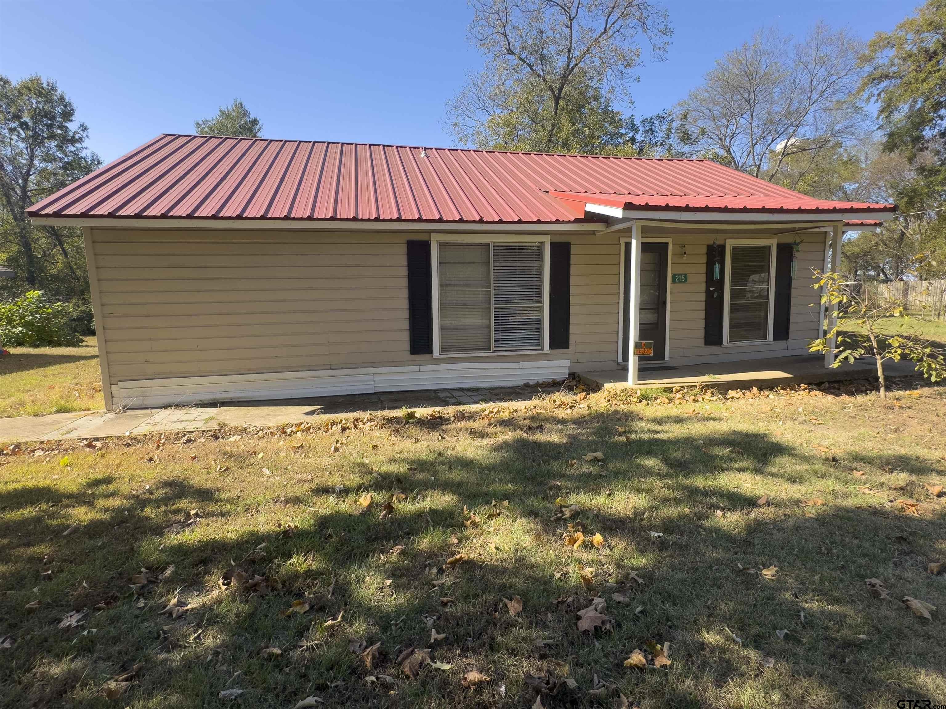 a view of a house with a patio
