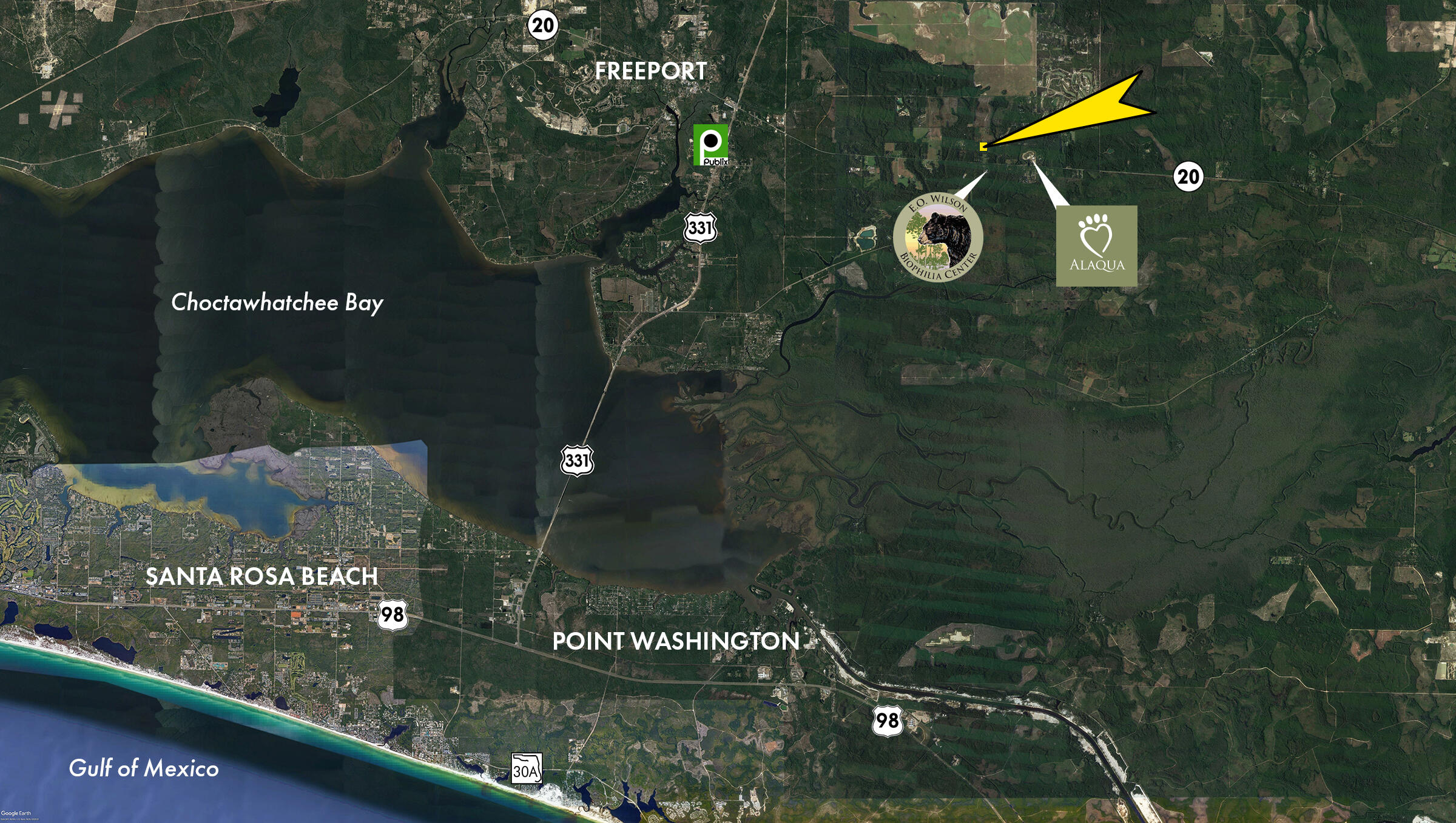 215 Weed Patch Drive Freeport, FL 32439 - Photo 27 of 27 a sign that is sitting on a brick wall