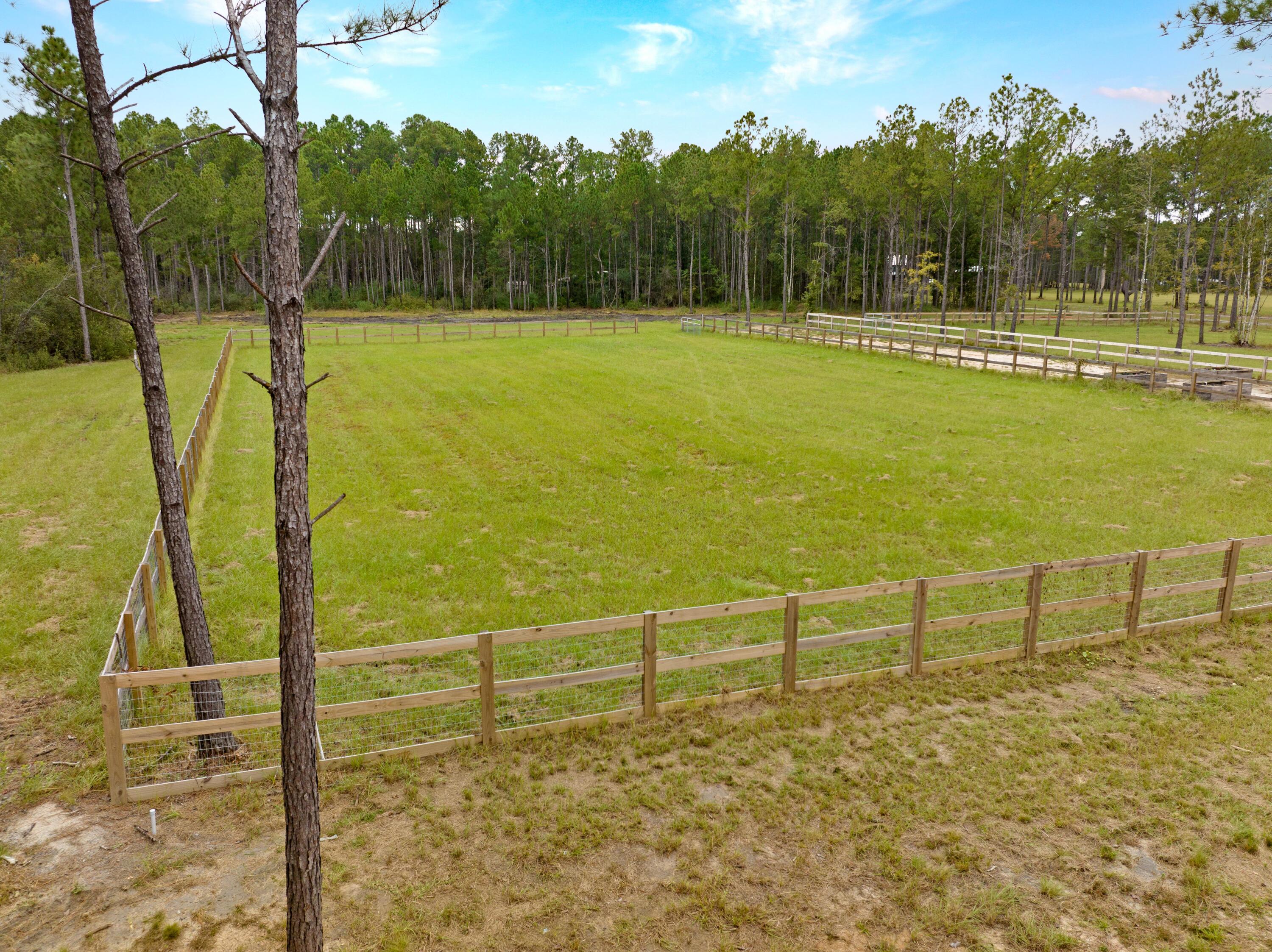 215 Weed Patch Drive Freeport, FL 32439 - Photo 6 of 27 a view of a swimming pool with an outdoor seating and yard