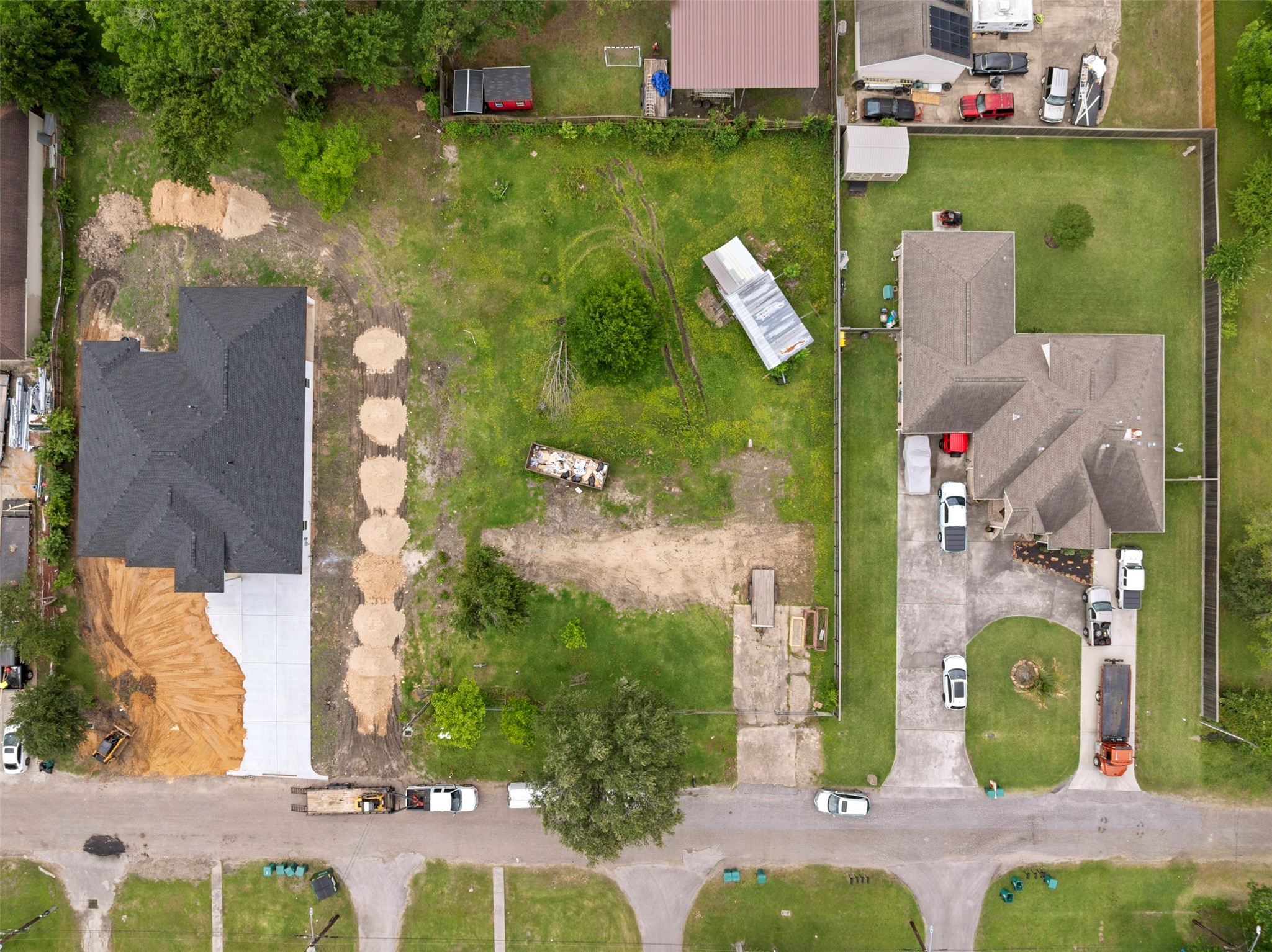 410 Spring Drive Pasadena, TX 77504 - Photo 18 of 18 an aerial view of a house with outdoor space pool seating area and yard