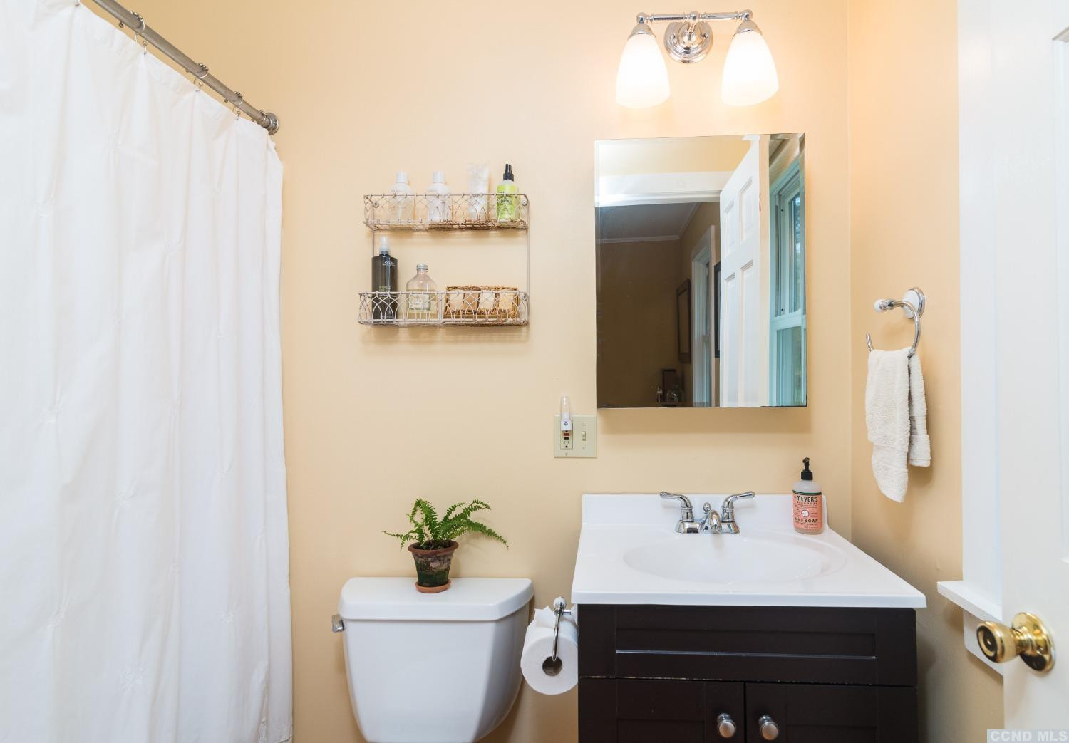 56 Beebe Pond Road Canaan, NY 12029 - Photo 17 of 50 a bathroom with a sink toilet and mirror