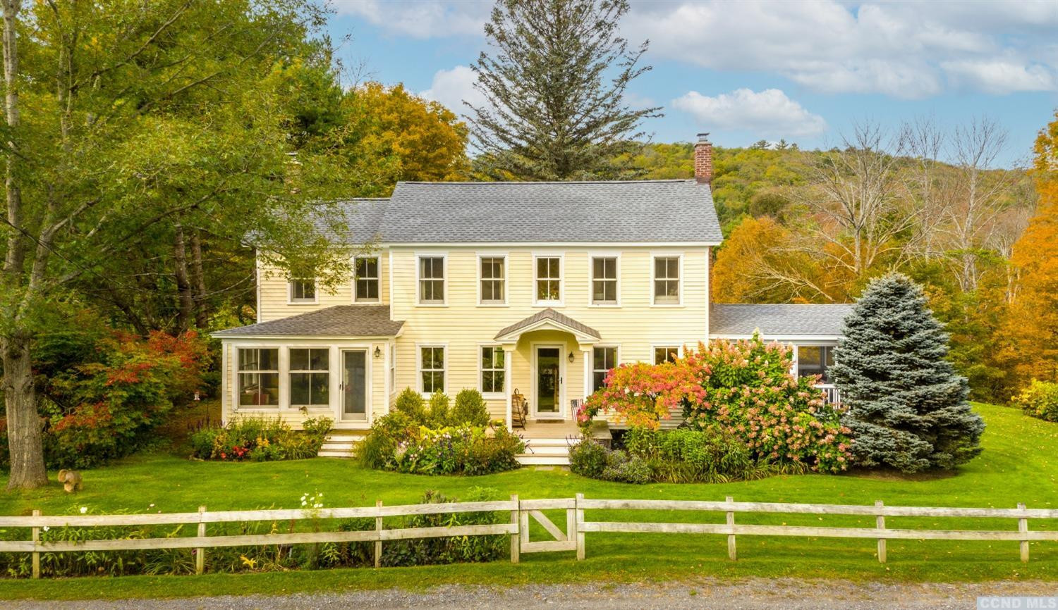 56 Beebe Pond Road Canaan, NY 12029 - Photo 2 of 50 a front view of a house with a yard