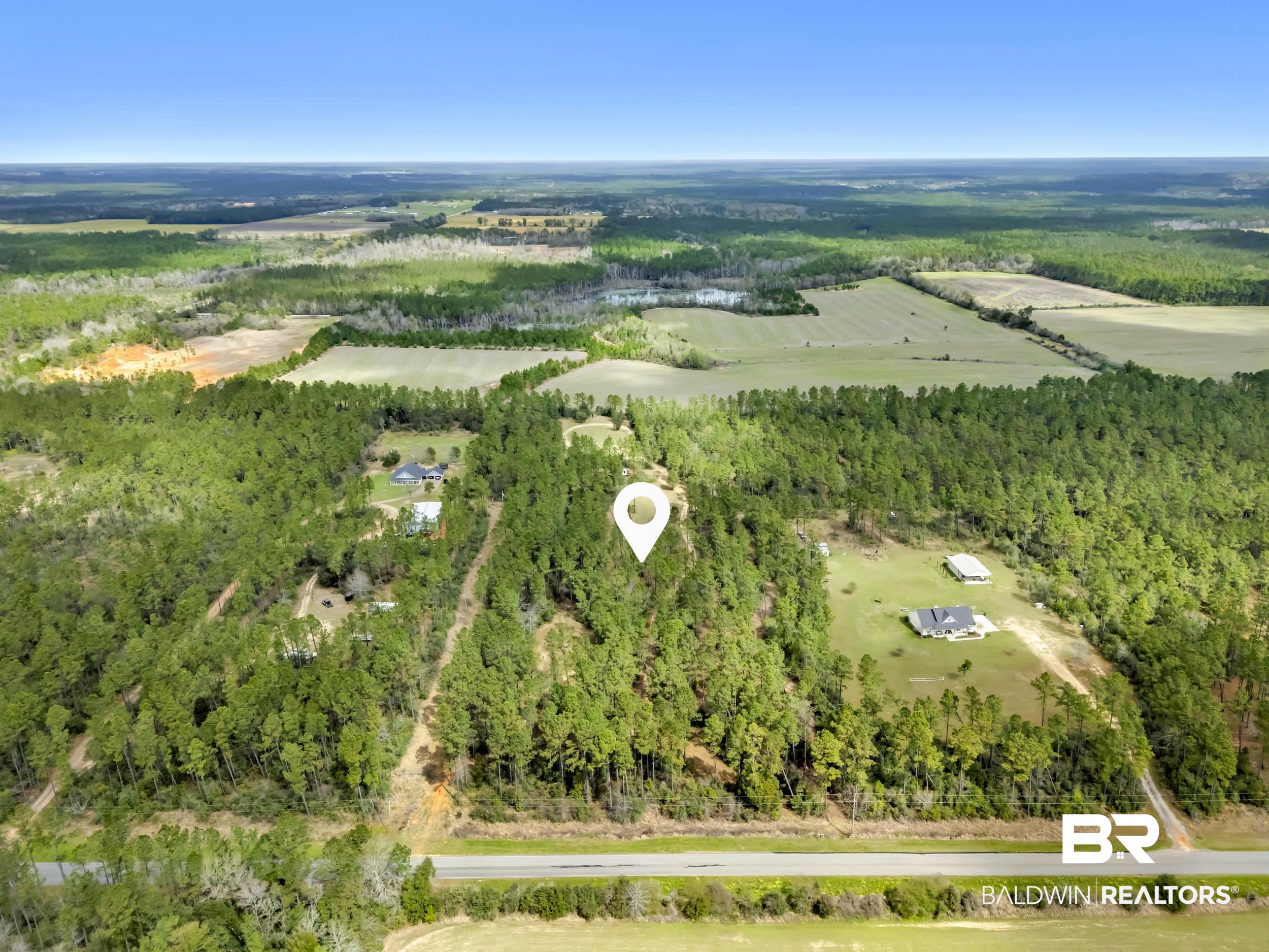 0 Gardner Road Elberta, AL 36530 - Photo 3 of 19 Bird's eye view of a heavily wooded area