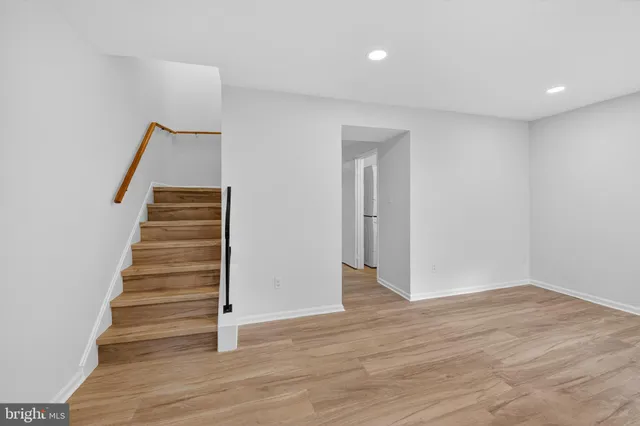 wooden floor in an empty room with wooden floor