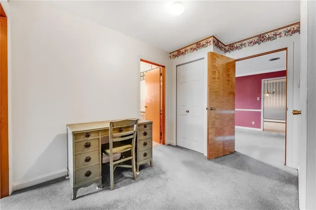 a view of empty room