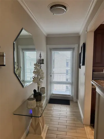 a room with furniture and a window