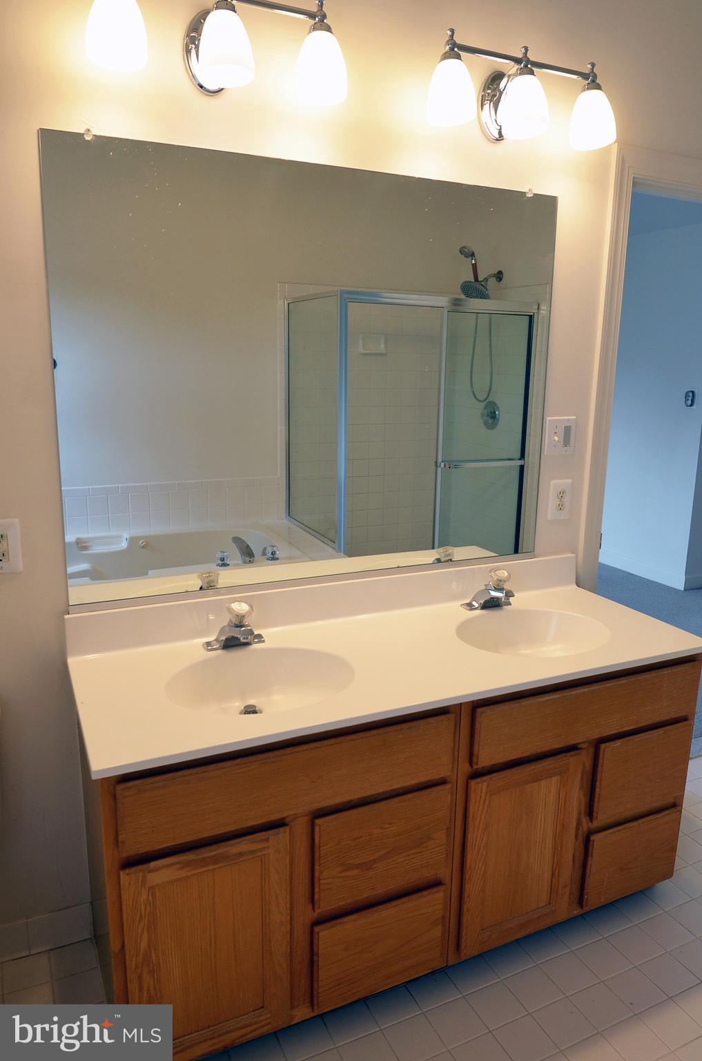 14243 Glade Spring Drive Centreville, VA 20121 - Photo 20 of 30 Owner's BA w/Double Bowl Vanity