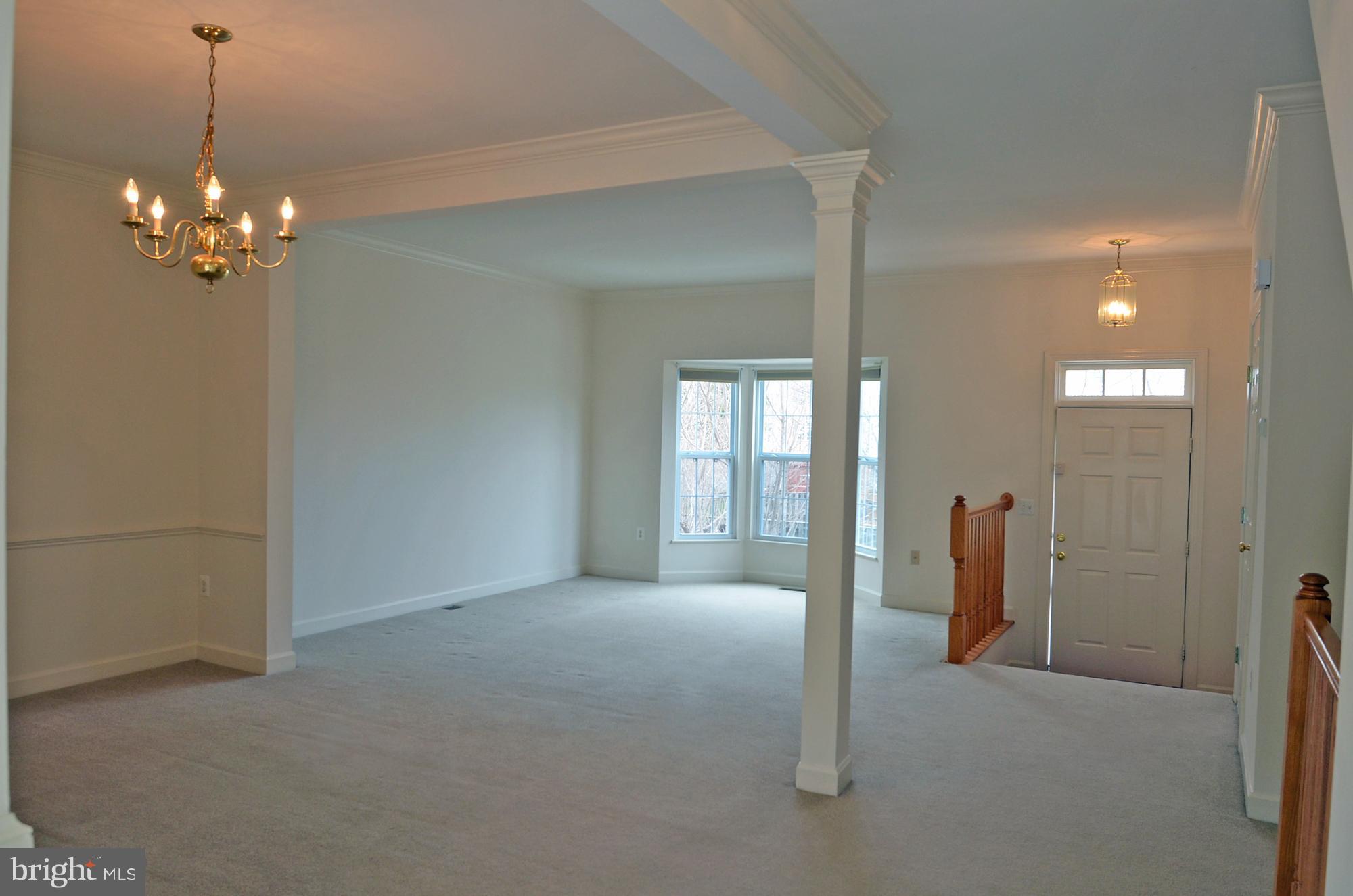 14243 Glade Spring Drive Centreville, VA 20121 - Photo 4 of 30 Sunny Living Room with Bay Window