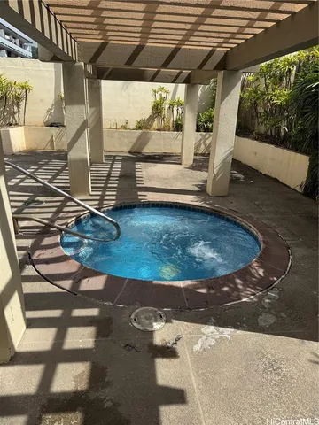 a view of a backyard of a house