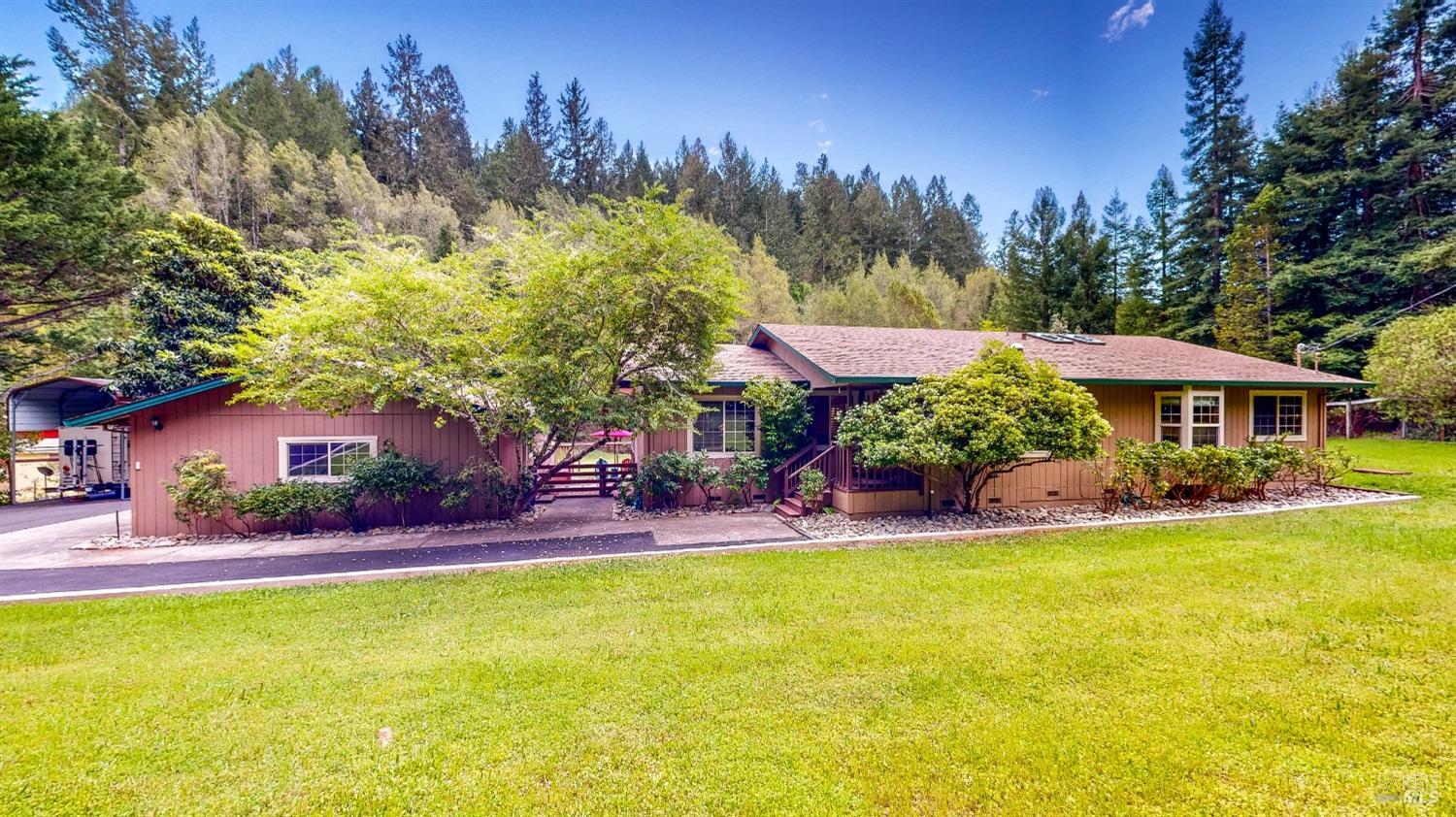 11819 Green Valley Road Sebastopol, CA 95472 - Photo 1 of 1 a view of a house with swimming pool and sitting area