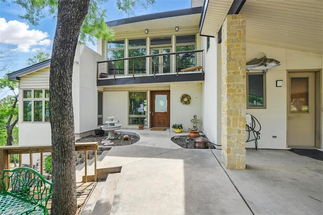 a view of a city with ocean view