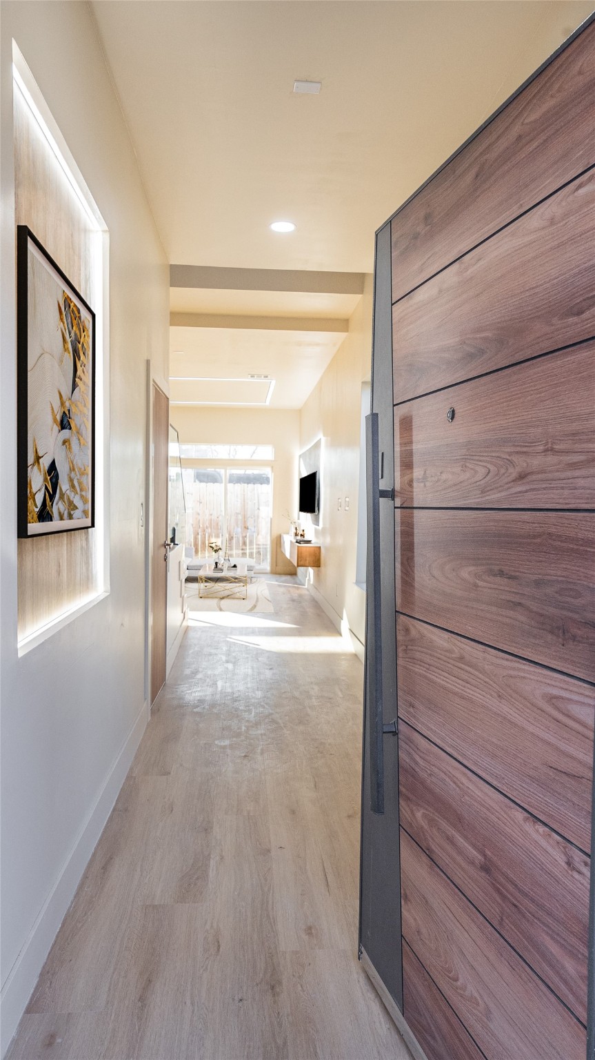 0 Noah Street Houston, TX 77021 - Photo 2 of 15 a view of a hallway view with wooden floor and furniture