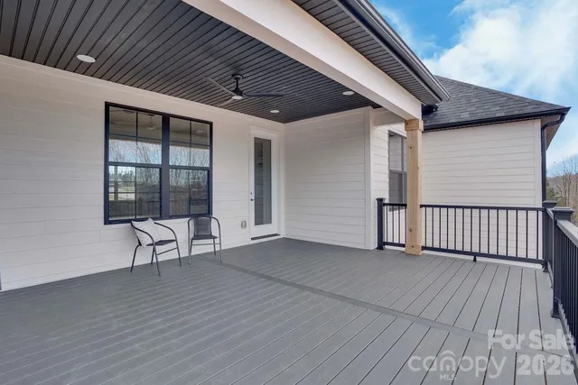 a view of terrace with seating space