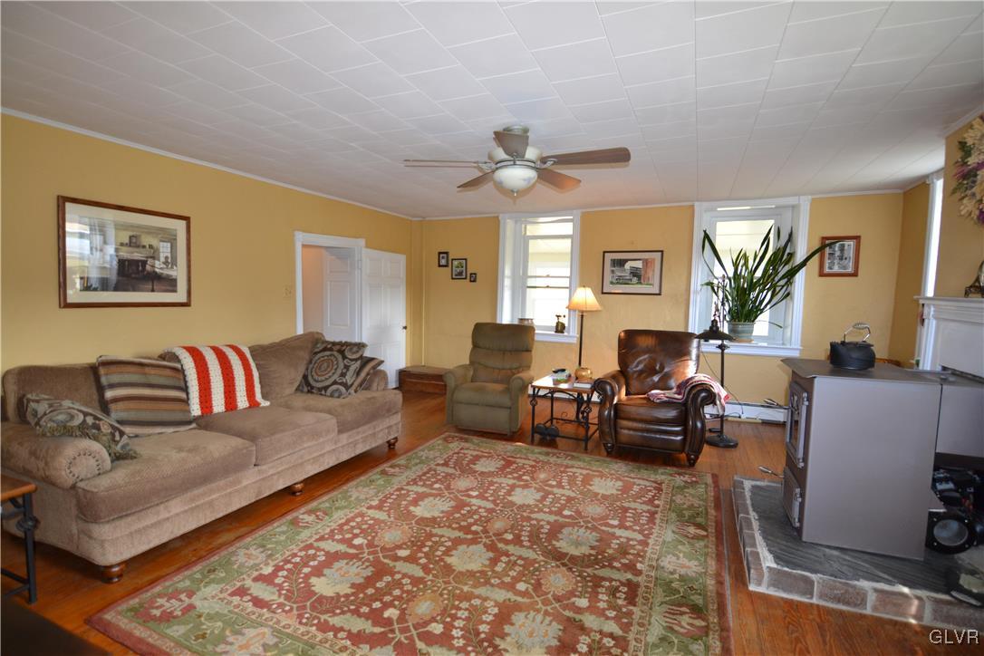810 North Summit Road Bath, PA 18014 - Photo 39 of 50 a living room with furniture and a fireplace
