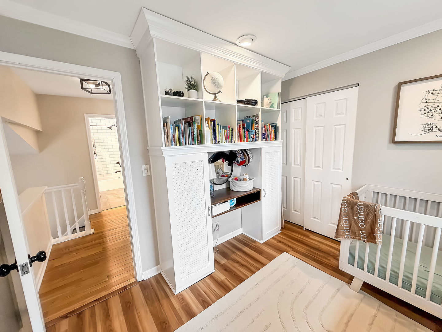 104 McClellan Street Bartlett, IL 60103 - Photo 13 of 21 a bedroom with furniture and a book shelf
