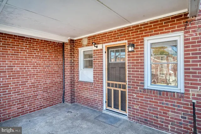 a view of a brick house