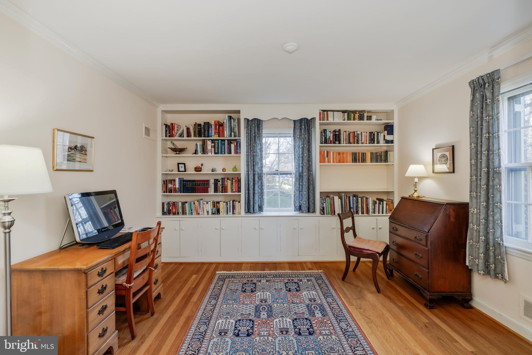 8217 Kerry Road Chevy Chase, MD 20815 - Photo 4 of 42 The Study with built-ins