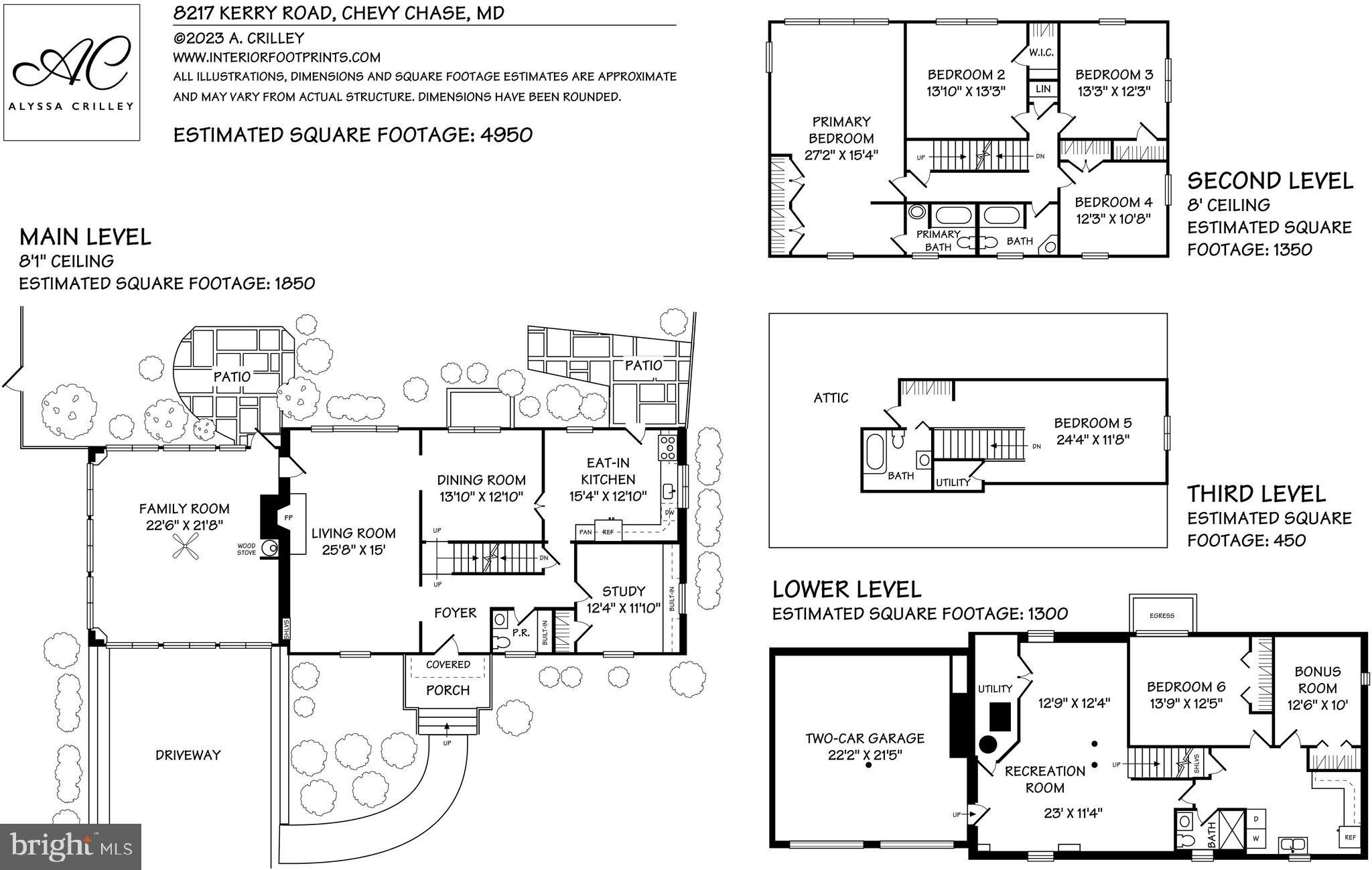 8217 Kerry Road Chevy Chase, MD 20815 - Photo 42 of 42 Floorplans