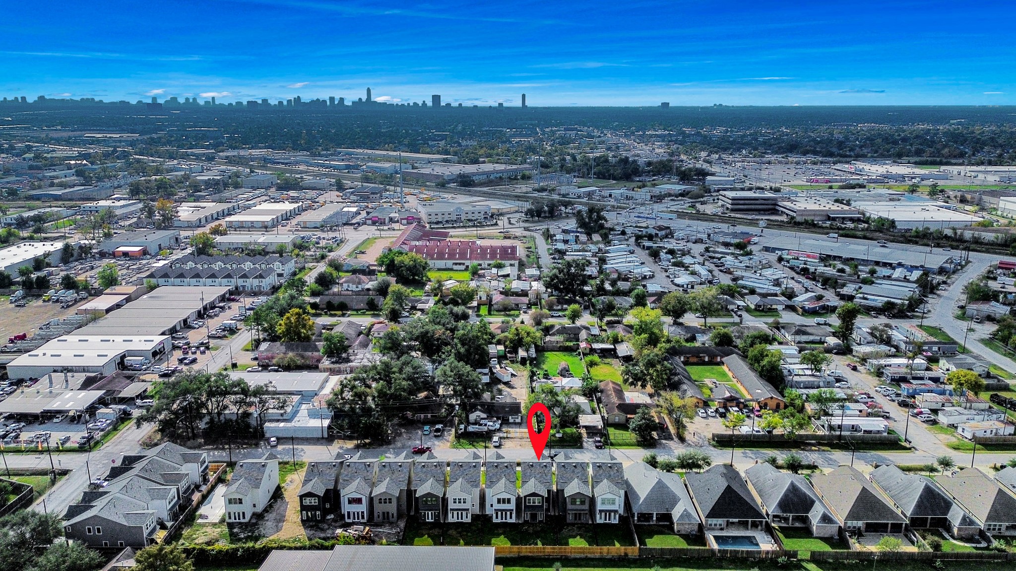 6320 Milwee Street, Unit B Houston, TX 77092 - Photo 43 of 43 an aerial view of a city