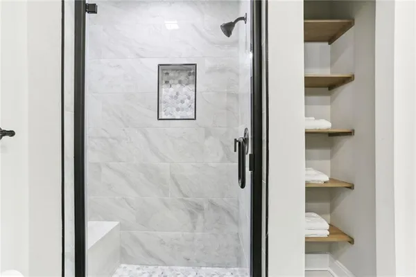 a bathroom with a toilet