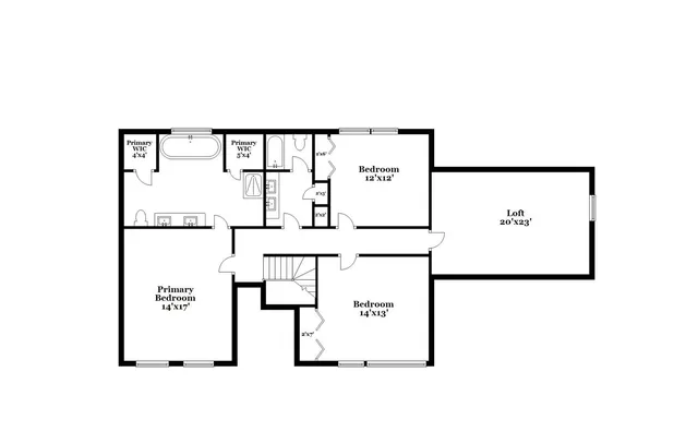 a picture of a floor plan