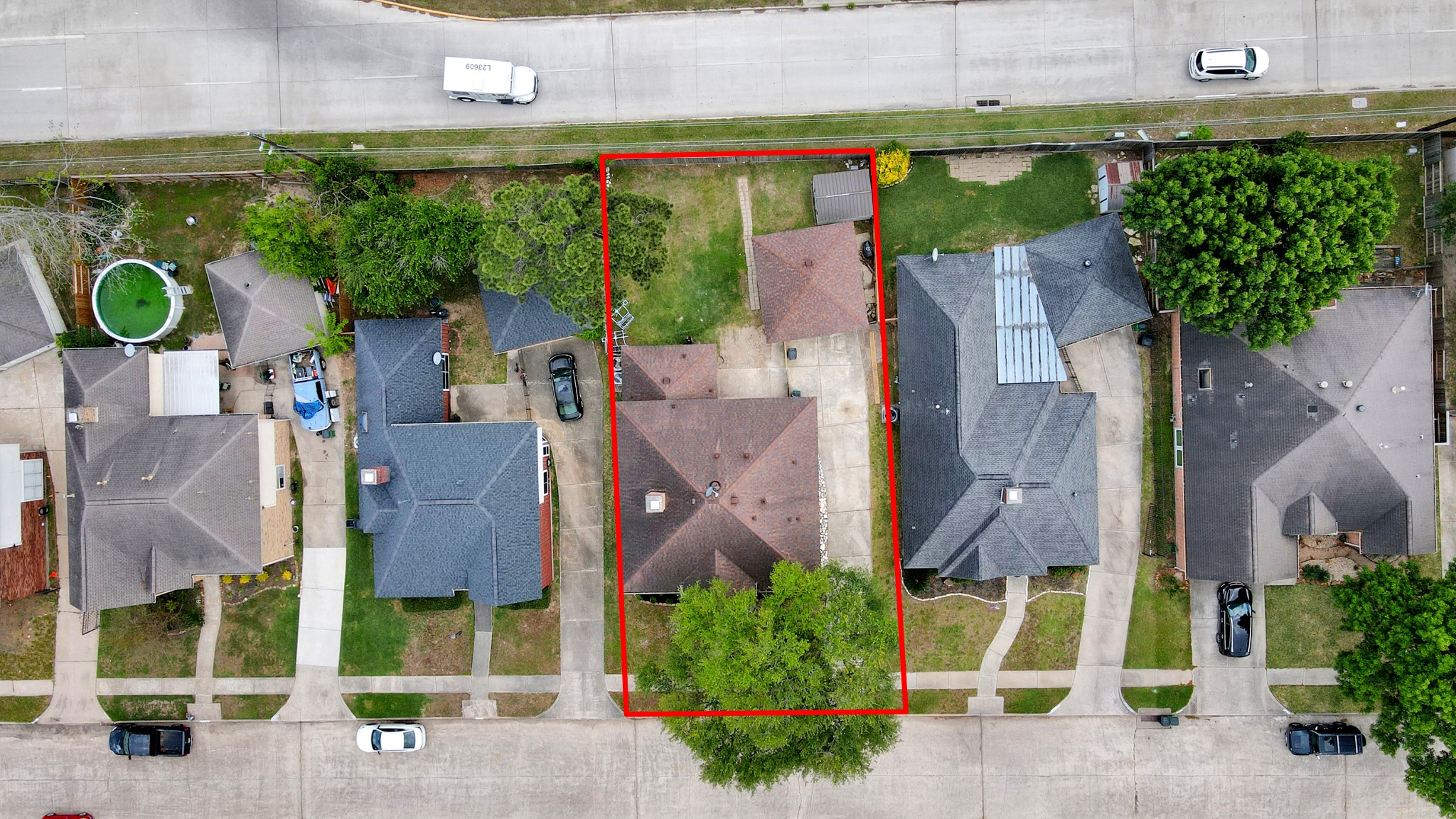 19030 Keyturn Lane Humble, TX 77346 - Photo 48 of 50 an aerial view of a house with a garden