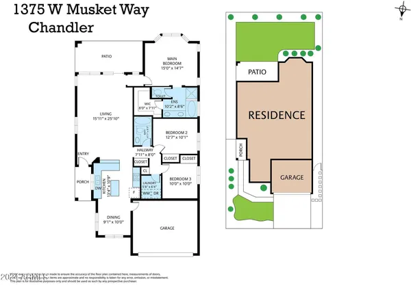 $2,250 | 1375 West Musket Way, Chandler, AZ 85286