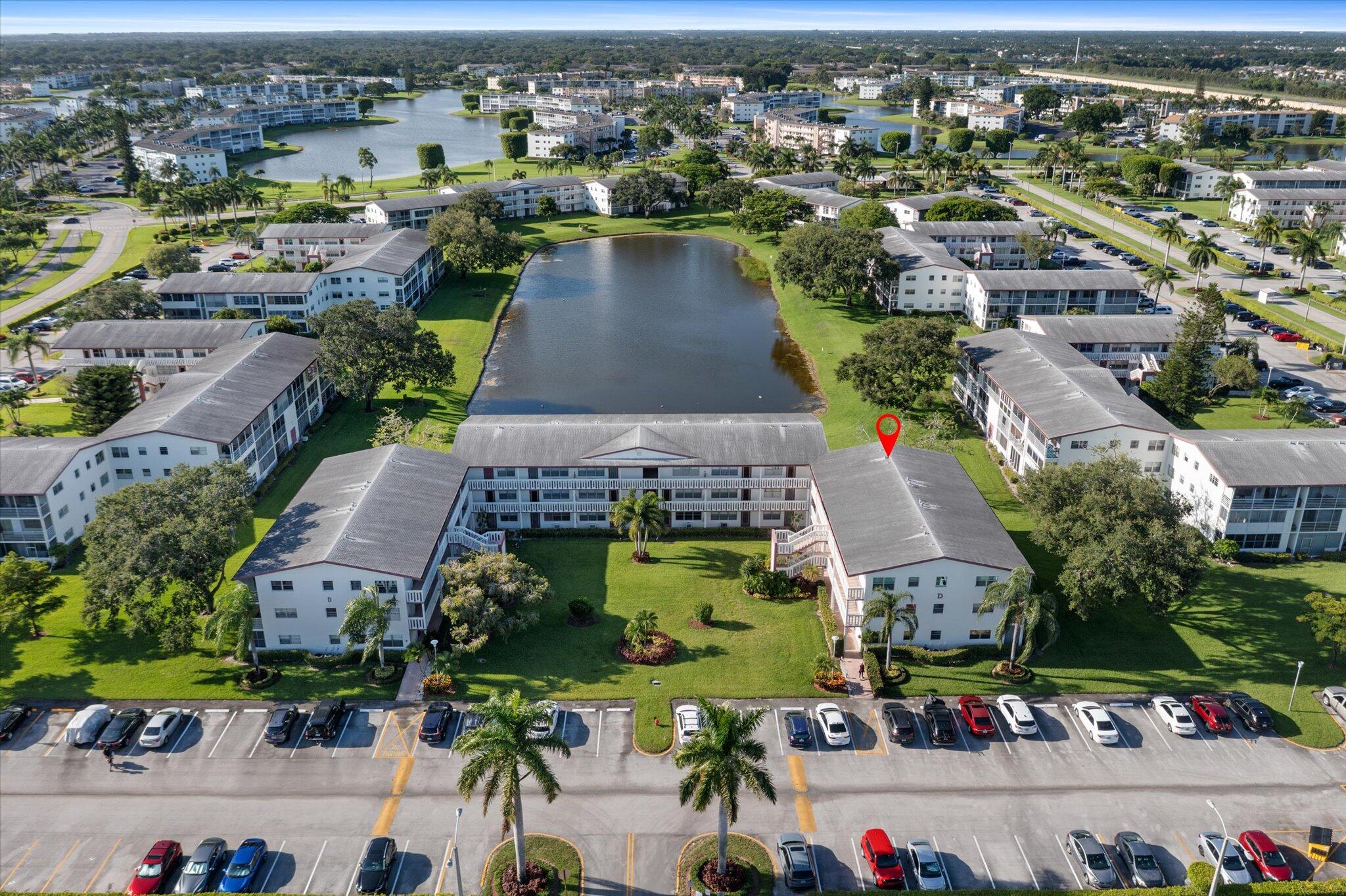 151 Fanshaw D Boca Raton, FL 33434 - Photo 17 of 35 Aerial View