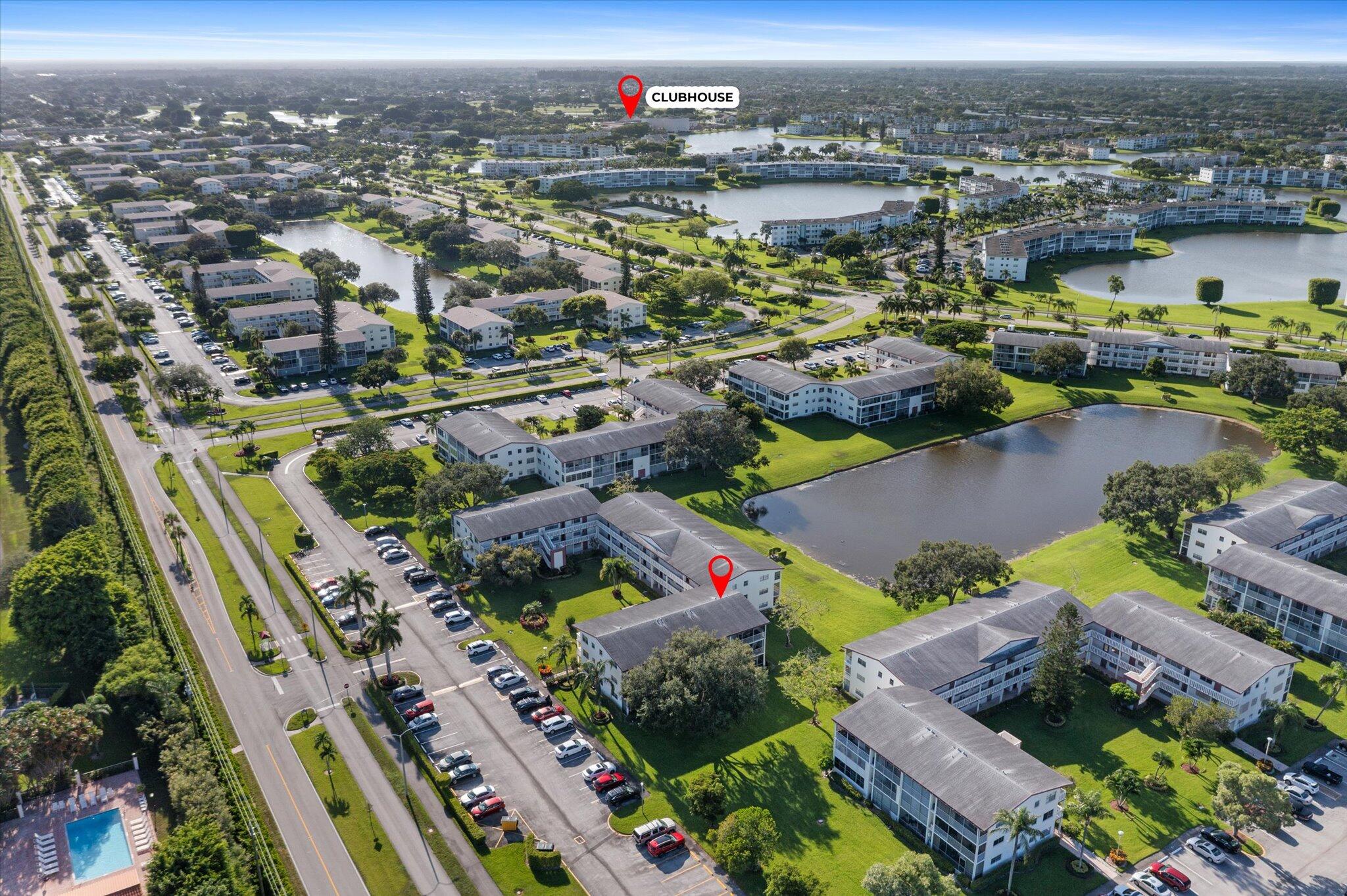 151 Fanshaw D Boca Raton, FL 33434 - Photo 18 of 35 Aerial View