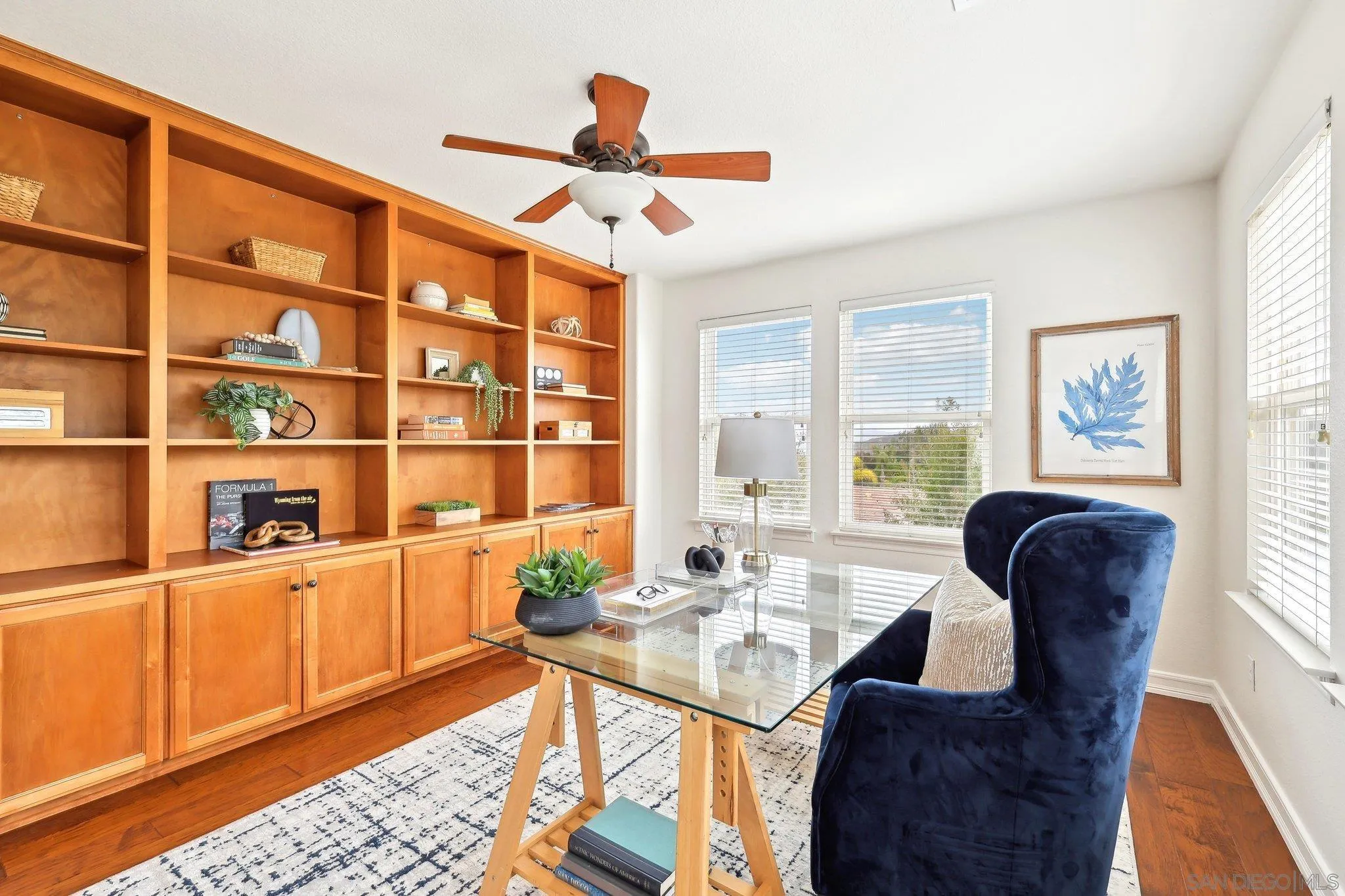 11781 Treadwell Drive Poway, CA 92064 - Photo 44 of 63 a view of a workspace with furniture and a window
