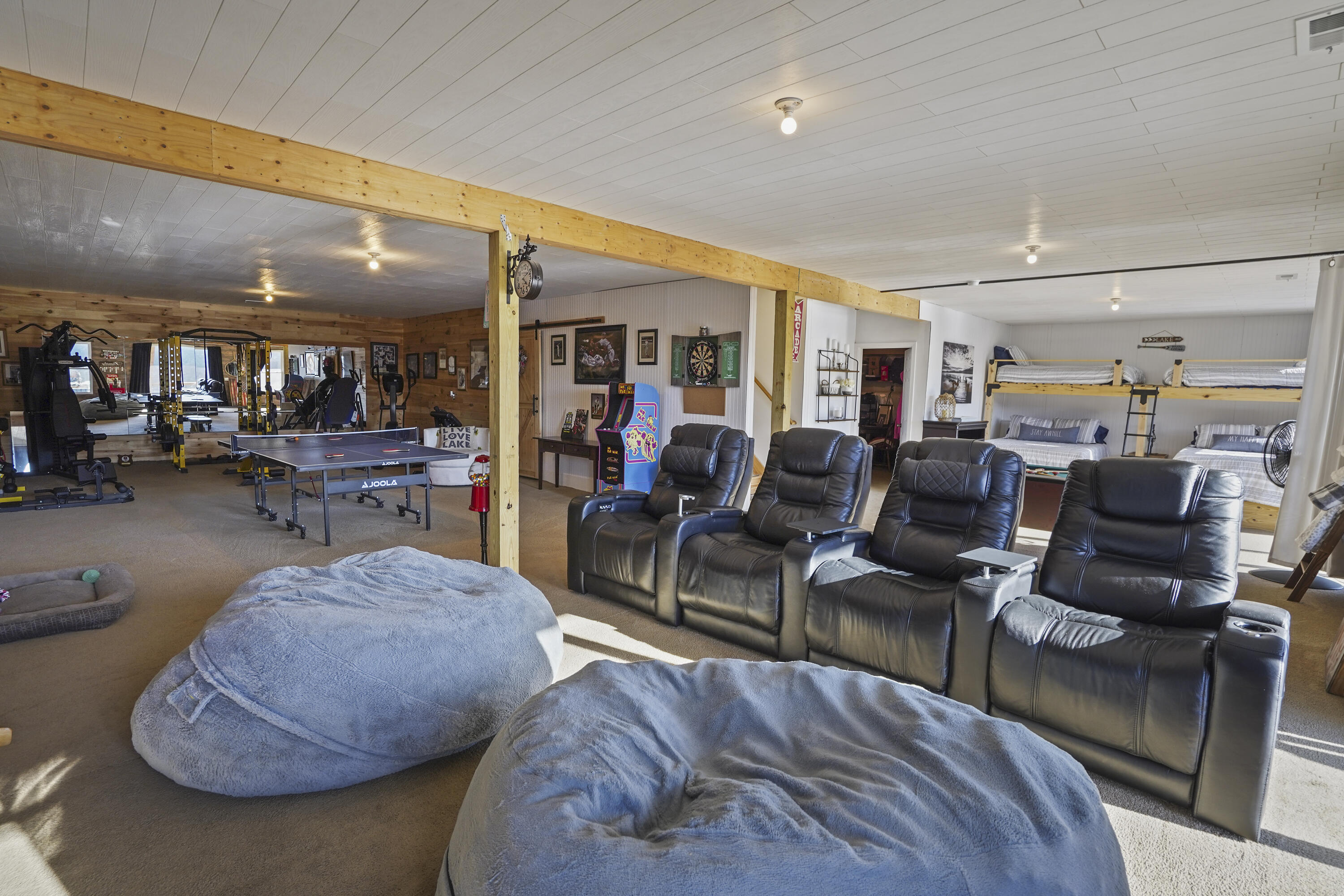11 Old Point Road Moneta, VA 24121 - Photo 33 of 49 a living room with furniture a rug and a large window
