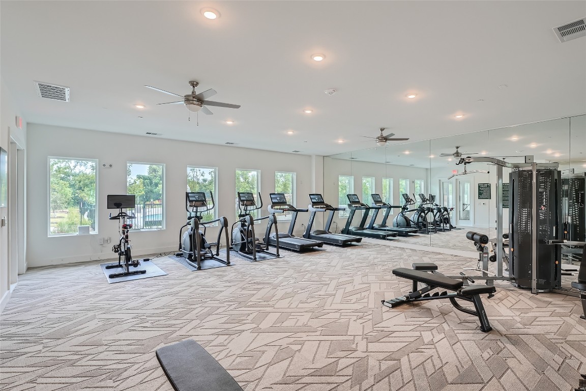 4802 South Congress Avenue, Unit 305 Austin, TX 78745 - Photo 3 of 25 a view of a room with gym equipment