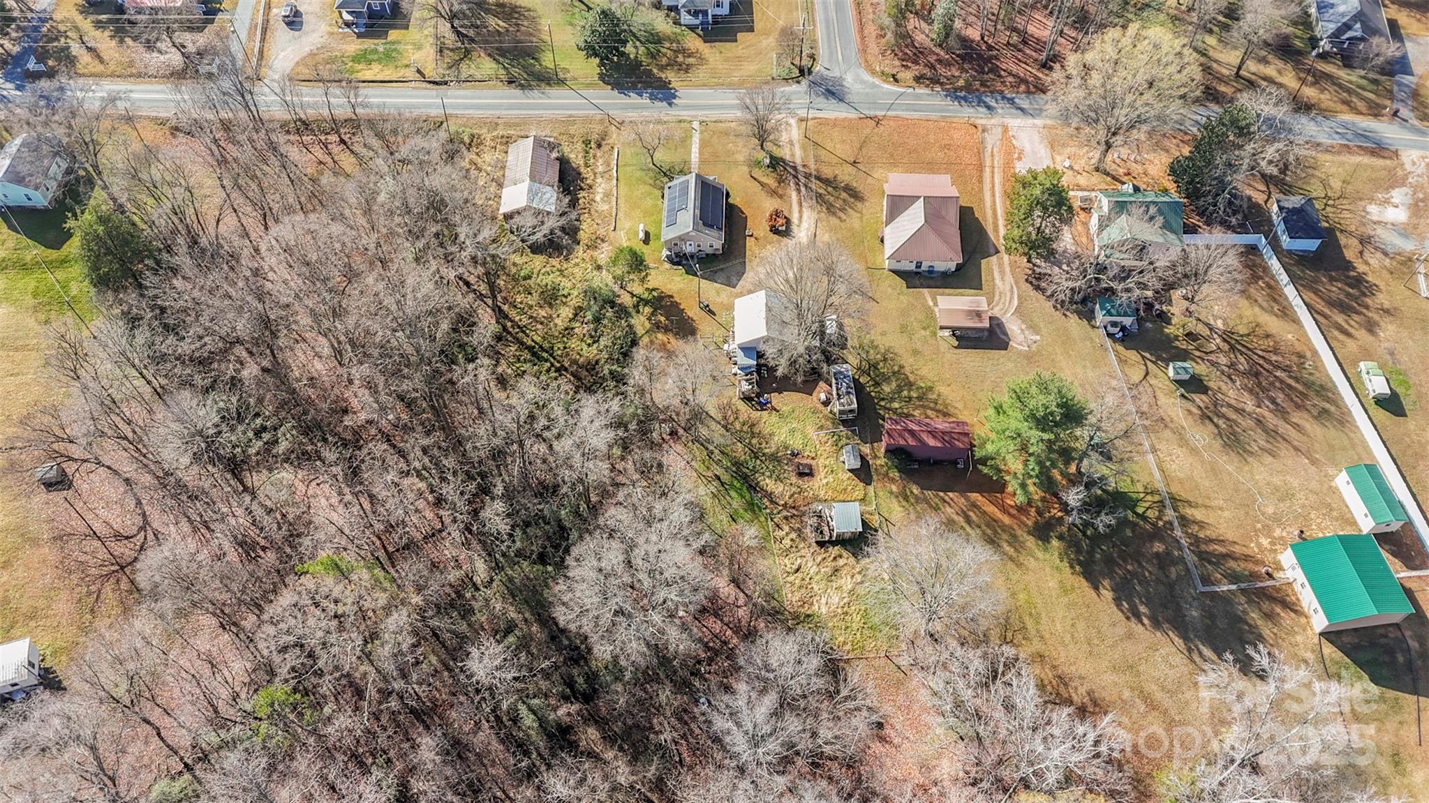 1580 Pine Ridge Road China Grove, NC 28023 - Photo 31 of 35 a aerial view of a house with a yard