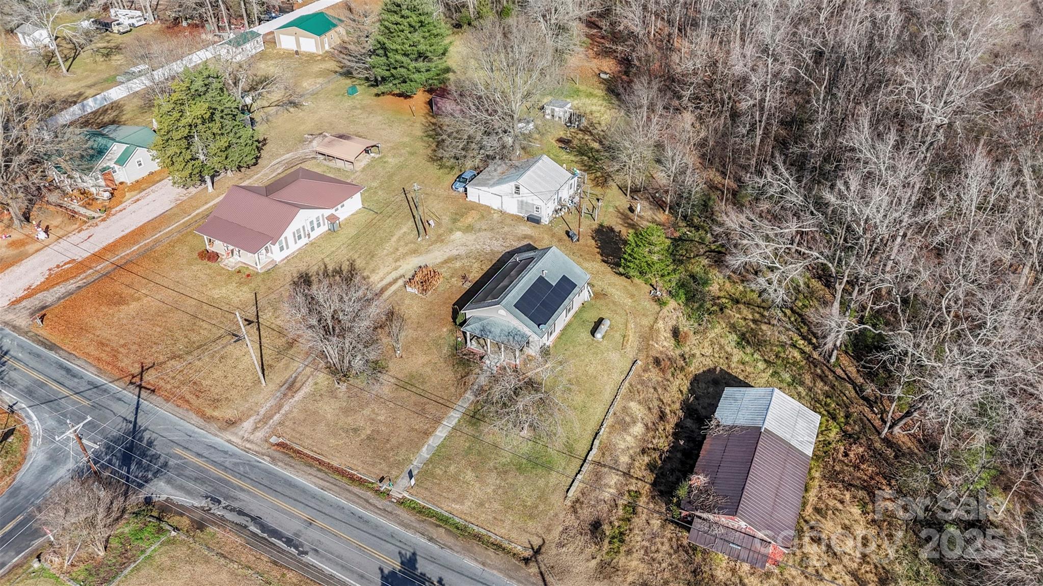 1580 Pine Ridge Road China Grove, NC 28023 - Photo 35 of 35 an aerial view of residential house with outdoor space