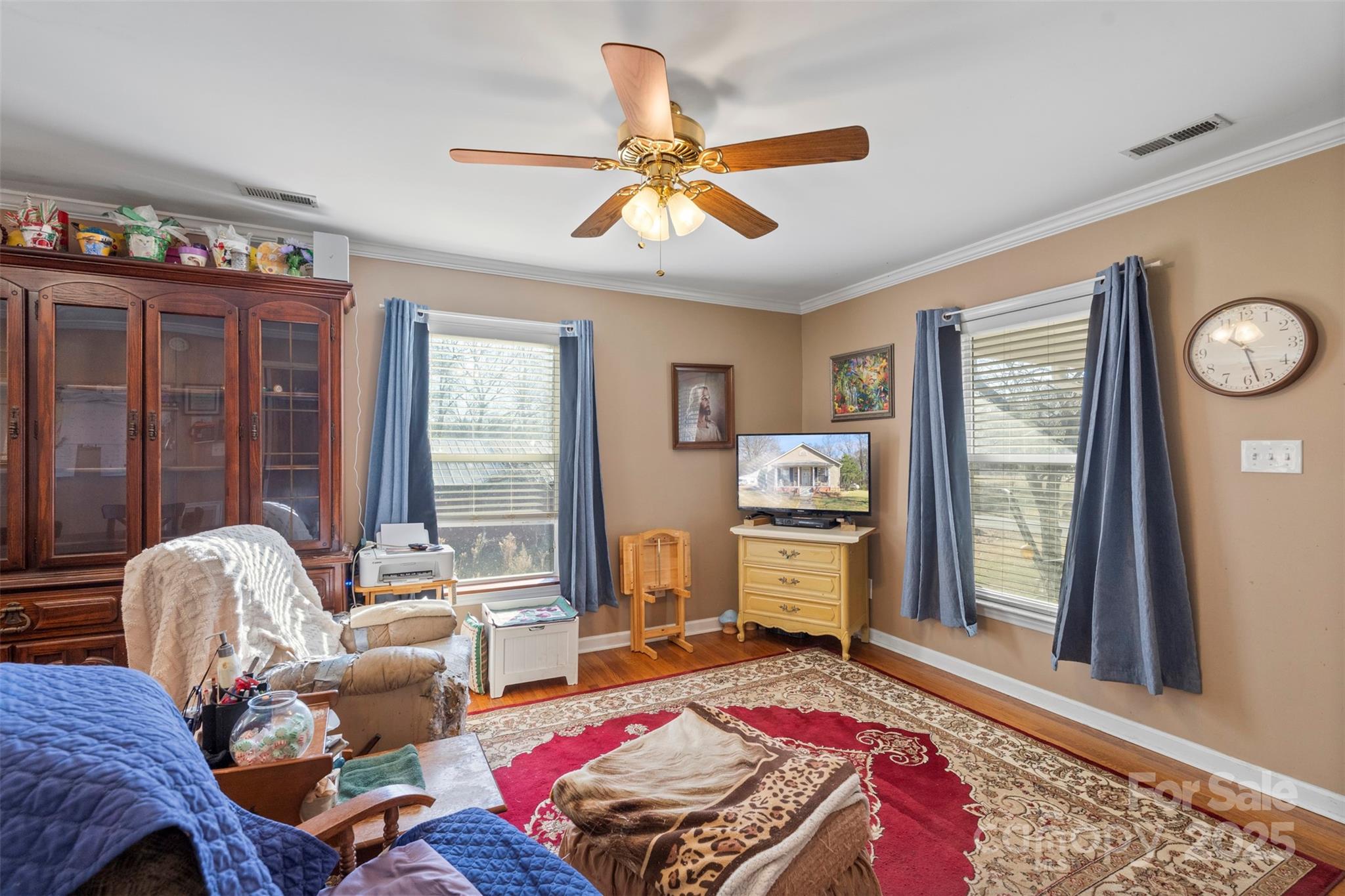 1580 Pine Ridge Road China Grove, NC 28023 - Photo 7 of 35 a living room with furniture a fireplace and a window