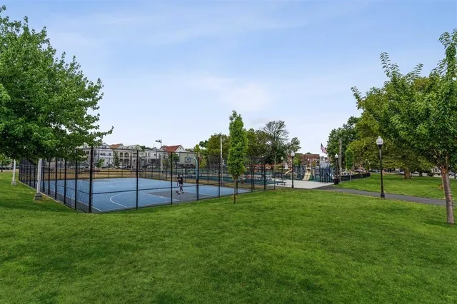 a view of a green field