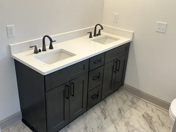 a close view of closet