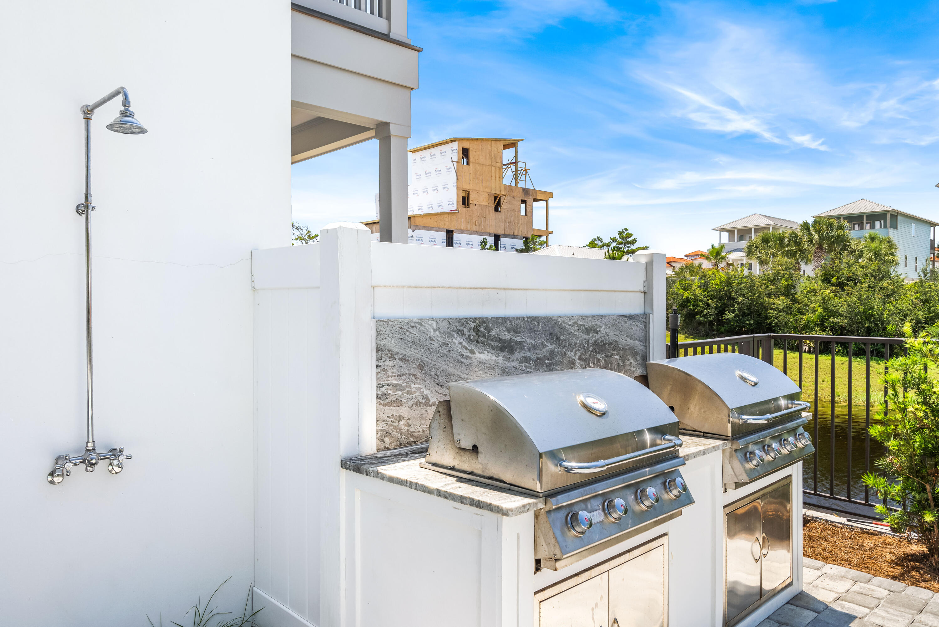 70 Marthas Lane, Unit 2204 Santa Rosa Beach, FL 32459 - Photo 28 of 29 a living room with furniture and a fireplace