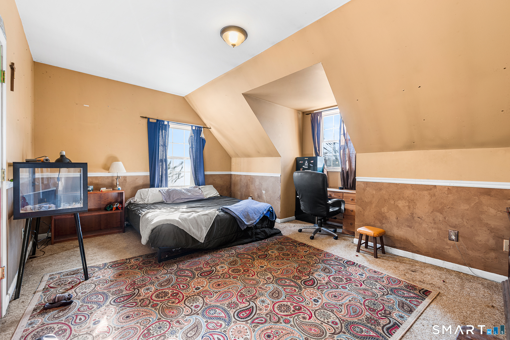 280 Village Hill Road Willington, CT 06279 - Photo 21 of 35 a bed room with a bed and a chair