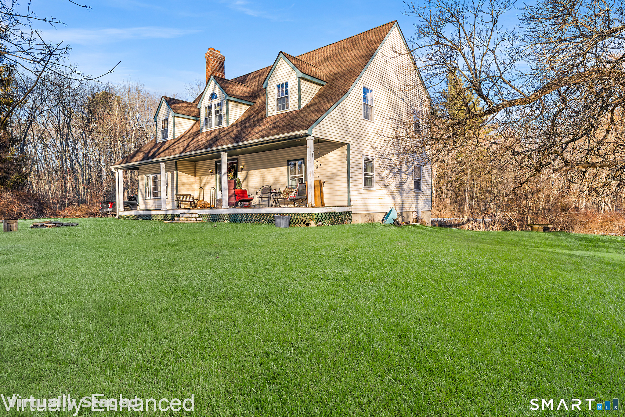280 Village Hill Road Willington, CT 06279 - Photo 31 of 35 a view of a house with a yard and sitting area