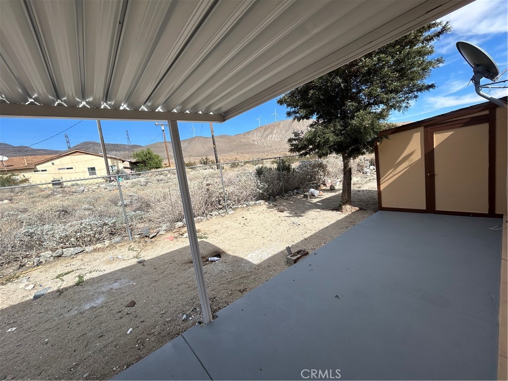 13340 Mesquite Road Whitewater, CA 92282 - Photo 15 of 15 a view of a backyard of a house