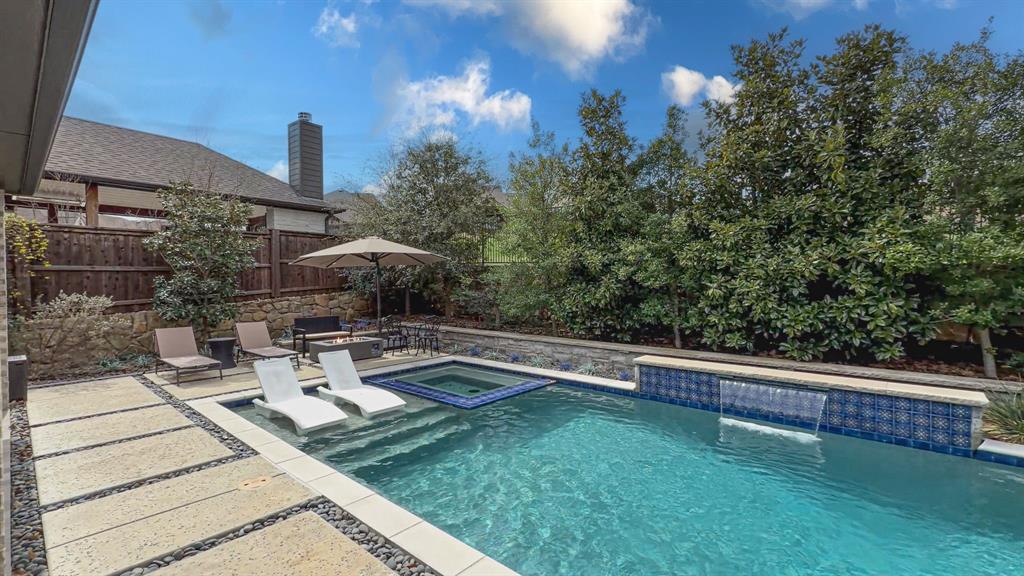 1616 Prairie Ridge Road Fort Worth, TX 76008 - Photo 34 of 40 a view of a patio with a yard