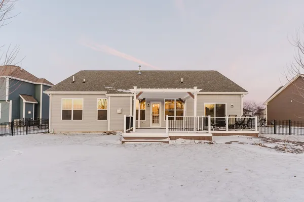 a view of roof and trees