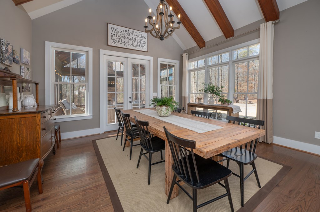 1652 Pierce Road Waverly Hall, GA 31831 - Photo 20 of 51 a view of a dining room with furniture window and wooden floor