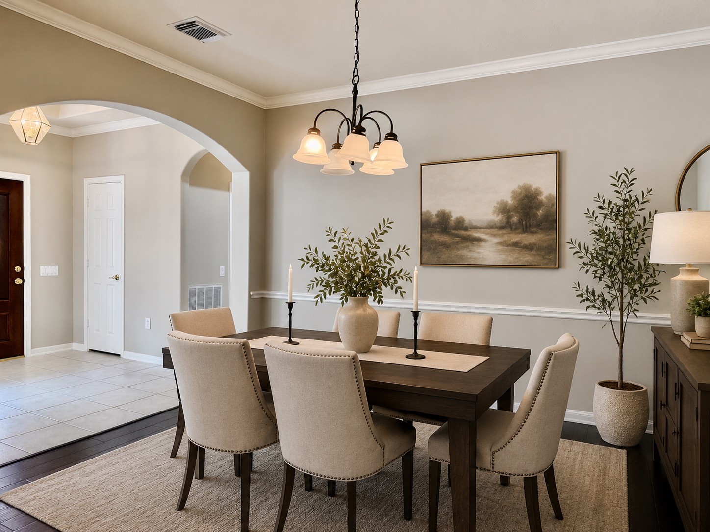 90 North Country Gate Circle Conroe, TX 77384 - Photo 19 of 43 Virtually staged dining room
