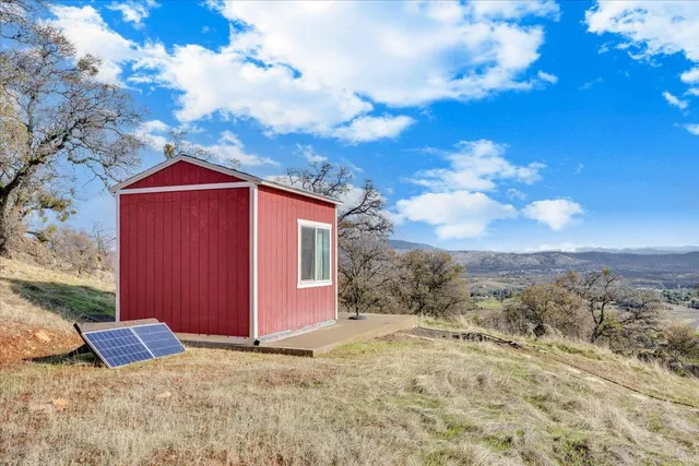 a view of city and mountain