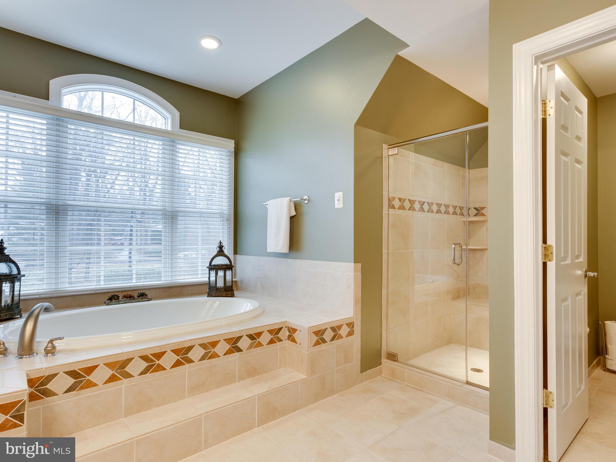4013 Laurel Road Alexandria, VA 22309 - Photo 18 of 30 a bathroom with a bathtub and a shower